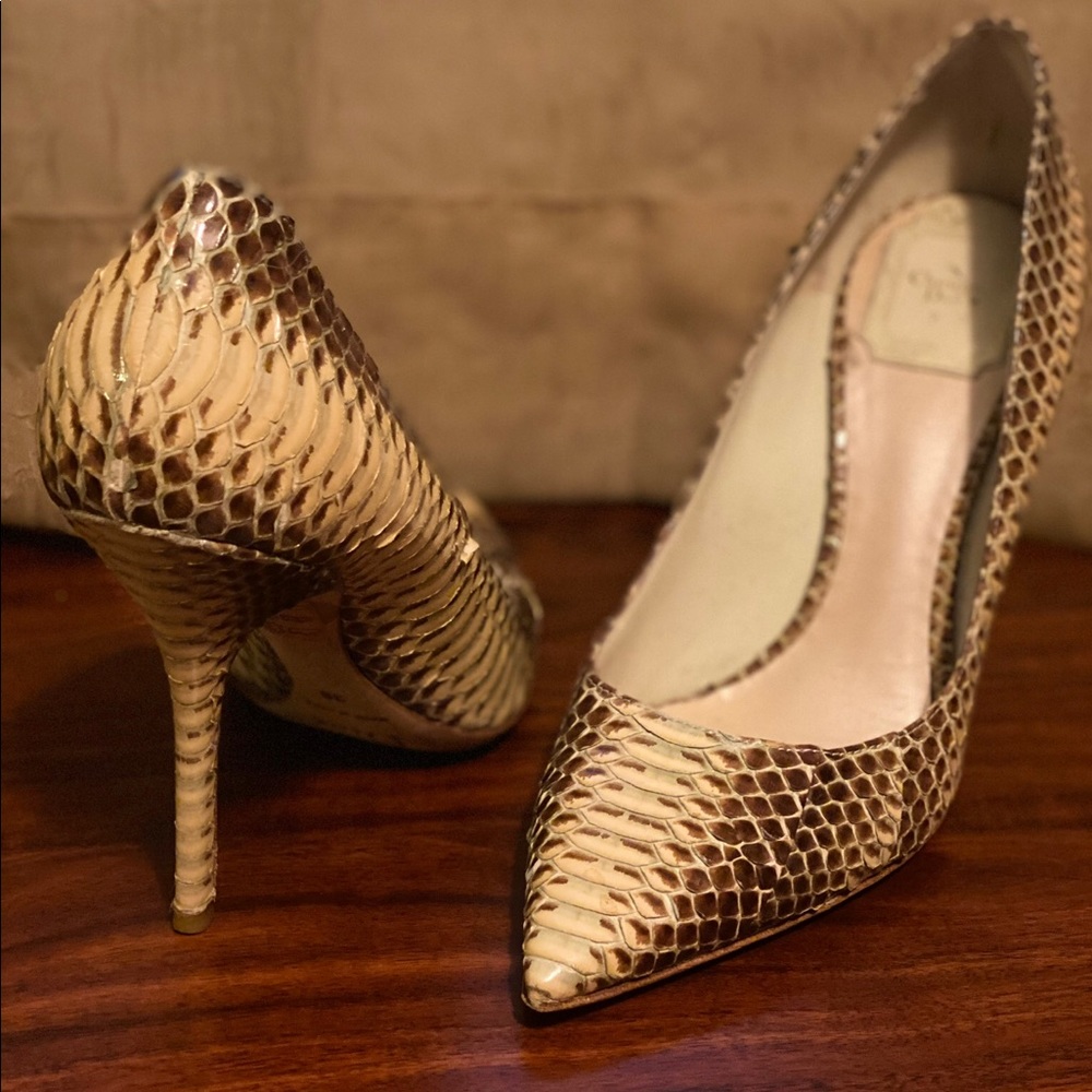 Python Snakeskin Christian Dior Classic Pump